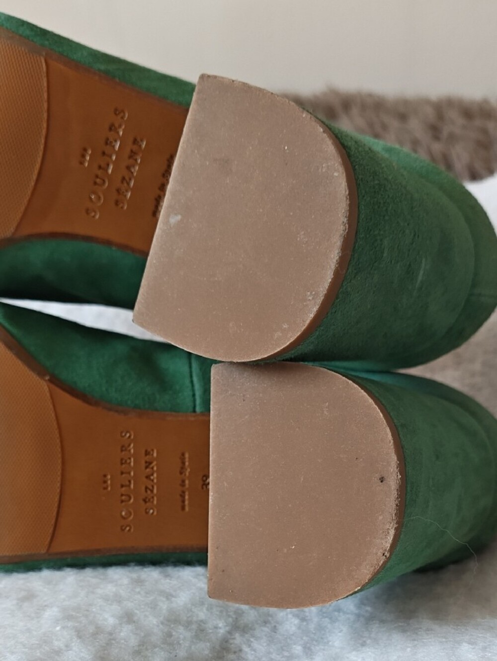 Sezane Alice Green Pumps - Picture 3 of 7